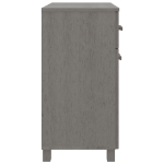 Credenza HAMAR Grigio Chiaro 79x40x80 cm Legno Massello di Pino