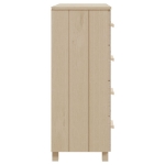 Credenza HAMAR Miele 79x40x103,5 cm in Legno Massello di Pino