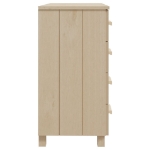 Credenza HAMAR Miele 79x40x80 cm in Legno Massello di Pino