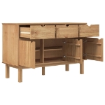 Credenza OTTA 114x43x73,5 cm in Legno Massello di Pino