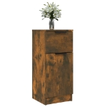 Credenza Rovere Fumo 30x30x70 cm in Legno Multistrato