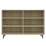 Credenza Rovere Sonoma 103,5x35x70 cm in Legno Multistrato