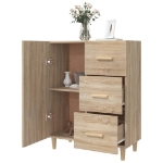 Credenza Rovere Sonoma 69,5x34x90 cm in Legno Multistrato