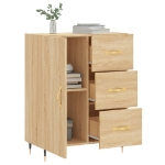 Credenza Rovere Sonoma 69,5x34x90 cm in Legno Multistrato