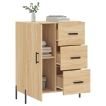 Credenza Rovere Sonoma 69,5x34x90 cm in Legno Multistrato