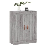 Mobile a Parete Grigio Sonoma 69,5x34x90 cm Legno Multistrato