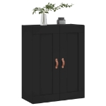 Mobile a Parete Nero 69,5x34,90 cm in Legno Multistrato