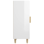 Credenza 34,5x34x90 cm in Legno Multistrato Bianco Lucido