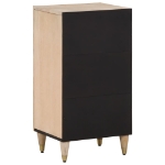 Credenza 40x33x75 cm in Legno Massello di Mango