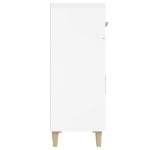 Credenza 69,5x34x89 cm in Legno Multistrato Bianco Lucido