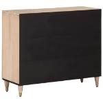 Credenza 90x33x75 cm in Legno Massello di Mango