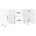 Credenza Bianca 100x36x60 cm in Legno Multistrato