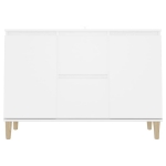 Credenza Bianca 103,5x35x70 cm in Legno Multistrato