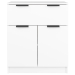 Credenza Bianca 60x30x70 cm in Legno Multistrato