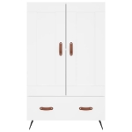 Credenza Bianca 69,5x31x115 cm in Legno Multistrato