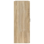 Armadietto Pensile a Parete Rovere Sonoma 69,5x32,5x90 cm