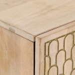 Credenza 60x33x75 cm in Legno Massello di Mango