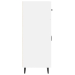 Credenza 69,5x34x90 cm in Legno Multistrato Bianco Lucido