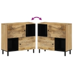 Credenza 80x33x75 cm in Legno Massello di Mango