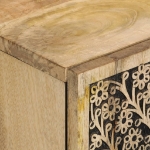 Credenza 90x33x75 cm in Legno Massello di Mango