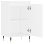 Credenza Bianca 40x35x70 cm in Legno Multistrato