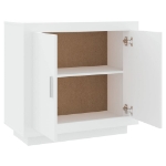 Credenza Bianco 80x40x75 cm in Legno Compensato