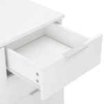 Credenza Bianco Lucido 107x35x80,5 cm