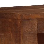 Credenza con 3 Cassetti 40x30x130 cm Legno Massello di Mango