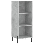 Credenza Grigio Cemento 34,5x32,5x180 cm in Legno Multistrato