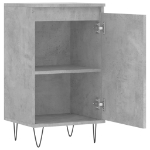 Credenza Grigio Cemento 40x35x70 cm in Legno Multistrato