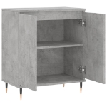 Credenza Grigio Cemento 60x35x70 cm in Legno Multistrato