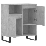 Credenza Grigio Cemento 60x35x70 cm in Legno Multistrato