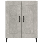 Credenza Grigio Cemento 69,5x34x90 cm in Legno Multistrato