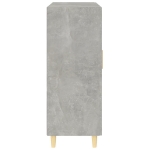 Credenza Grigio Cemento 69,5x34x90 cm in Legno Multistrato