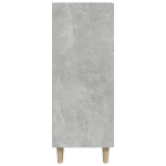 Credenza Grigio Cemento 69,5x34x90 cm in Legno Multistrato