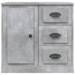 Credenza Grigio Cemento 70x35,5x67,5 cm in Legno Multistrato