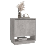 Credenza Grigio Cemento 70x41x75 cm in Truciolato