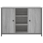 Credenza Grigio Sonoma 100x35x70 cm in Legno Multistrato