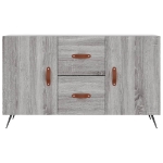 Credenza Grigio Sonoma 100x36x60 cm in Legno Multistrato