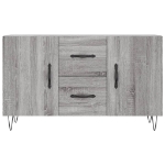 Credenza Grigio Sonoma 100x36x60 cm in Legno Multistrato