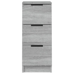 Credenza Grigio Sonoma 30x30x70 cm in Legno Multistrato