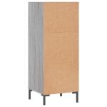 Credenza Grigio Sonoma 34,5x32,5x90 cm in Legno Multistrato