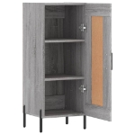 Credenza Grigio Sonoma 34,5x34x90 cm in Legno Multistrato