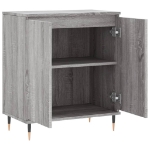 Credenza Grigio Sonoma 60x35x70 cm in Legno Multistrato