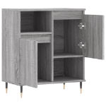 Credenza Grigio Sonoma 60x35x70 cm in Legno Multistrato