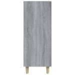 Credenza Grigio Sonoma 69,5x34x90 cm in Legno Multistrato