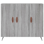 Credenza Grigio Sonoma 90x34x80 cm in Legno Multistrato