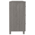 Credenza HAMAR Grigio Chiaro 113x40x80cm Legno Massello di Pino