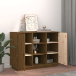 Credenza Miele 100x40x75 cm in Legno Massello di Pino