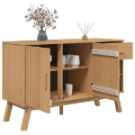 Credenza OLDEN Marrone 114x43x73,5 cm in Legno Massello di Pino